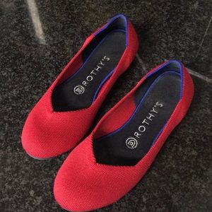 Rothy’s Cherry Solid Flat